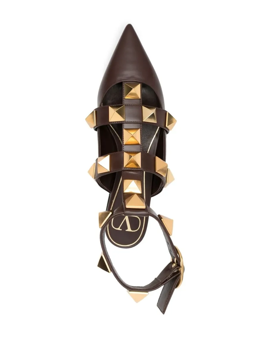балетки Rockstud с заостренным носком 7