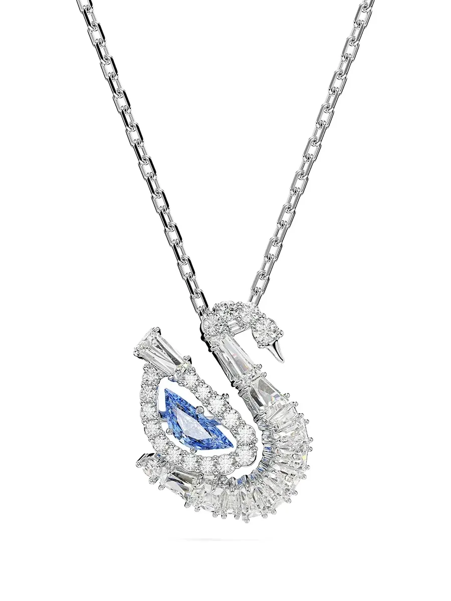 колье Swan с кристаллами 9