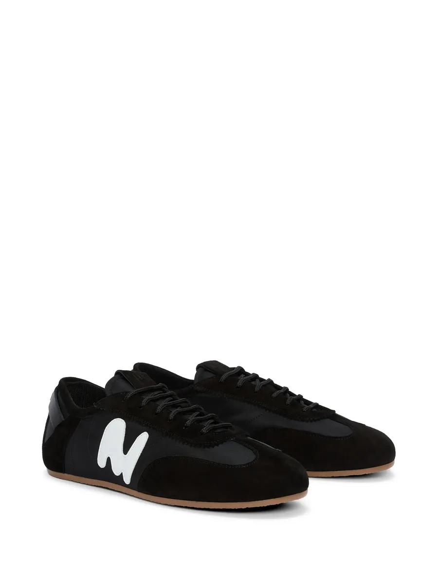 appliqué lace-up sneakers 4