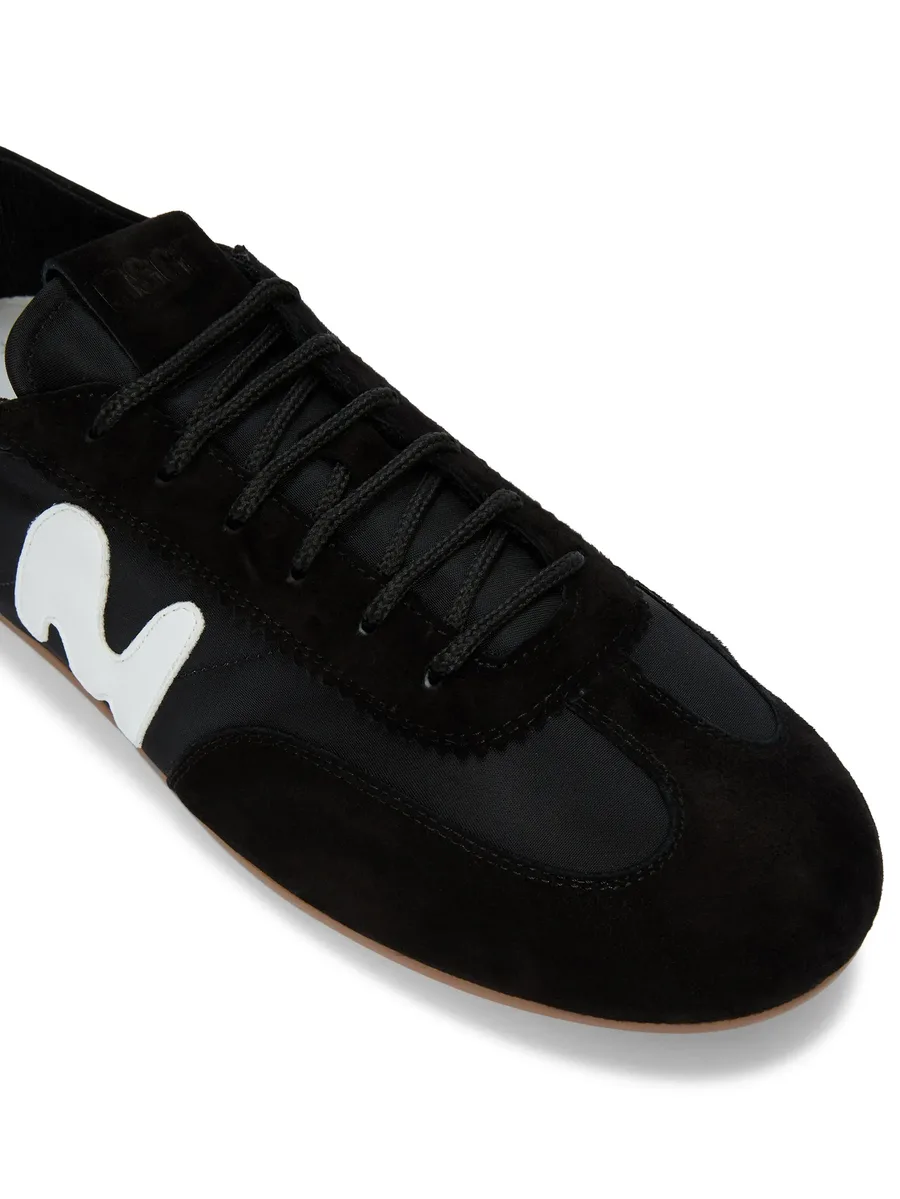 appliqué lace-up sneakers 7