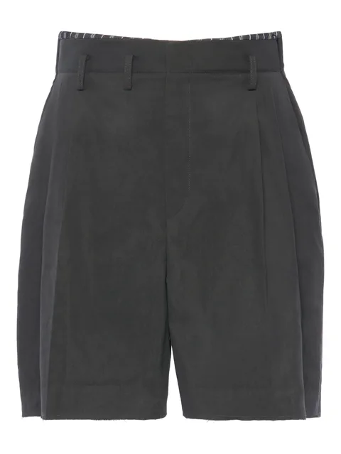 шорты-бермуды со складками