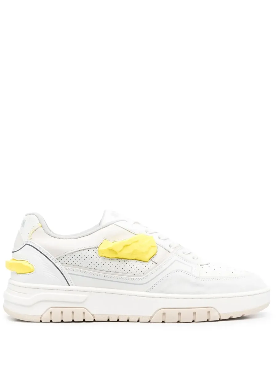panelled low-top sneakers 2
