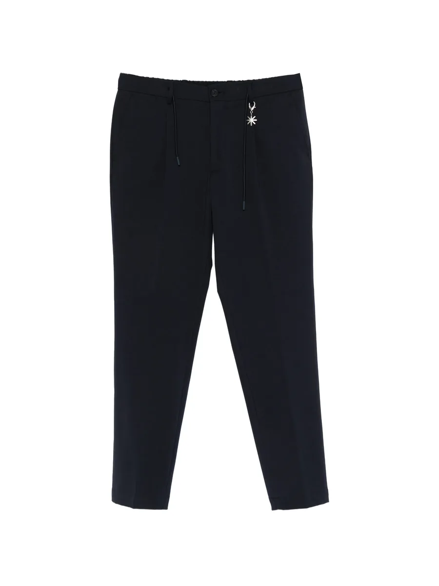 charm-detail drawstring trousers 2