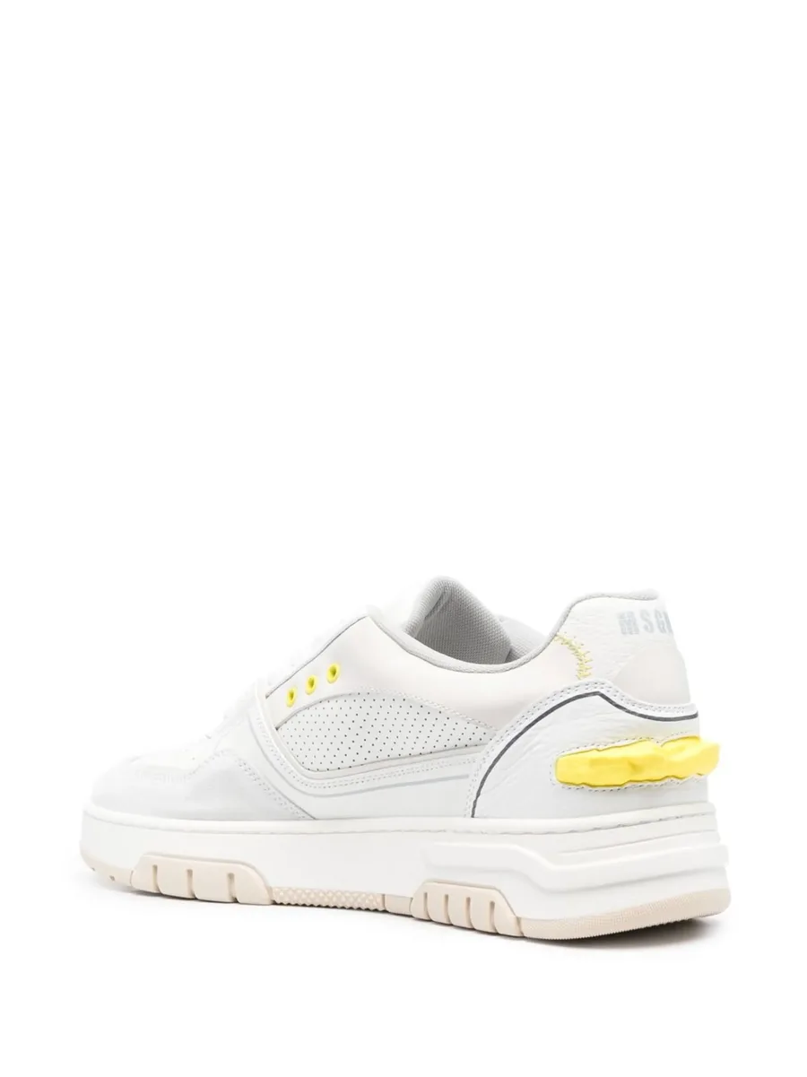 panelled low-top sneakers 5