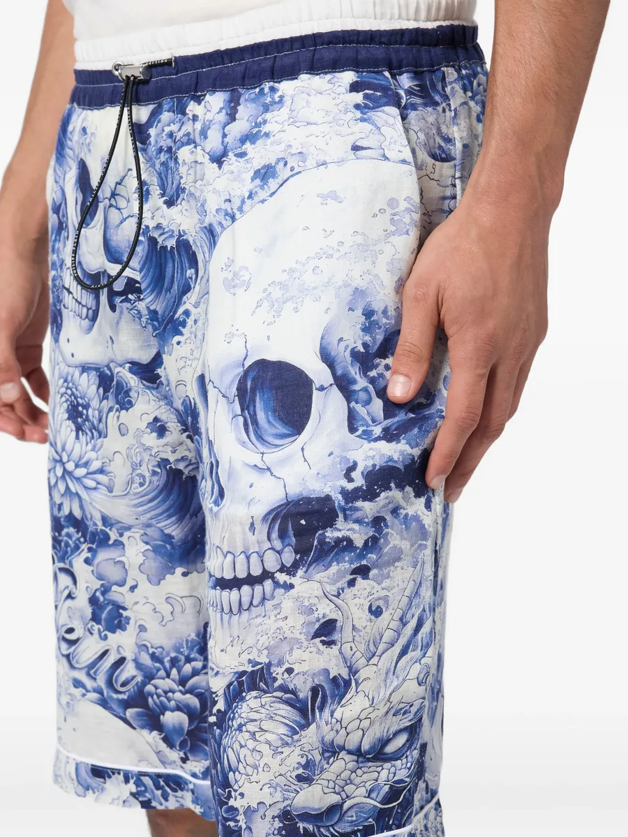 printed bowling shorts 9