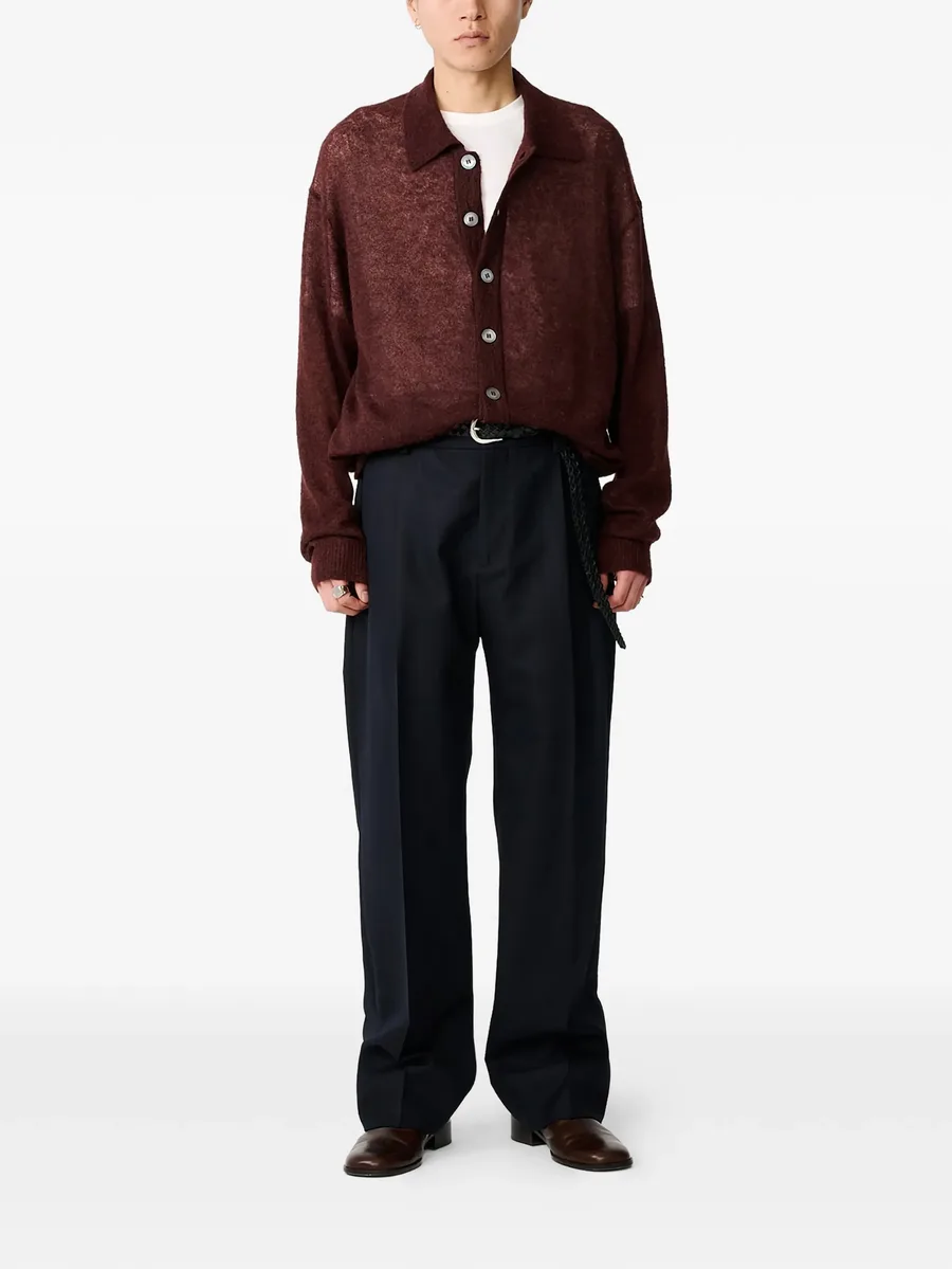 Hamto polo collar cardigan 3