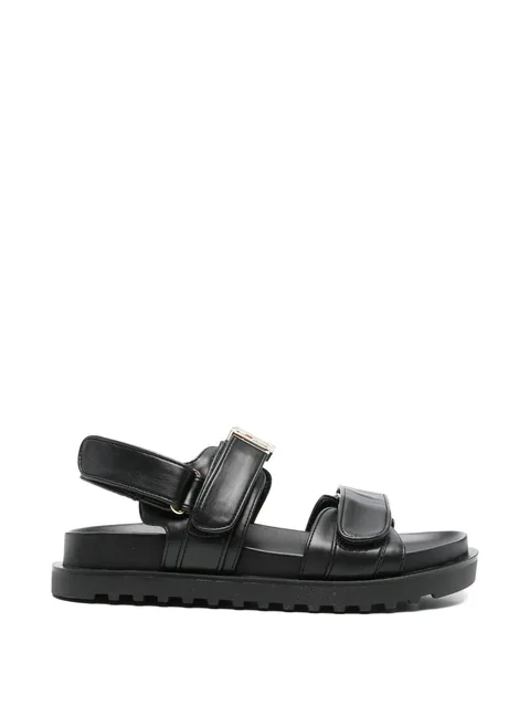 босоножки с логотипом