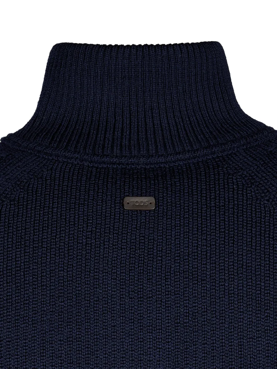 high-neck half-zip sweater 5