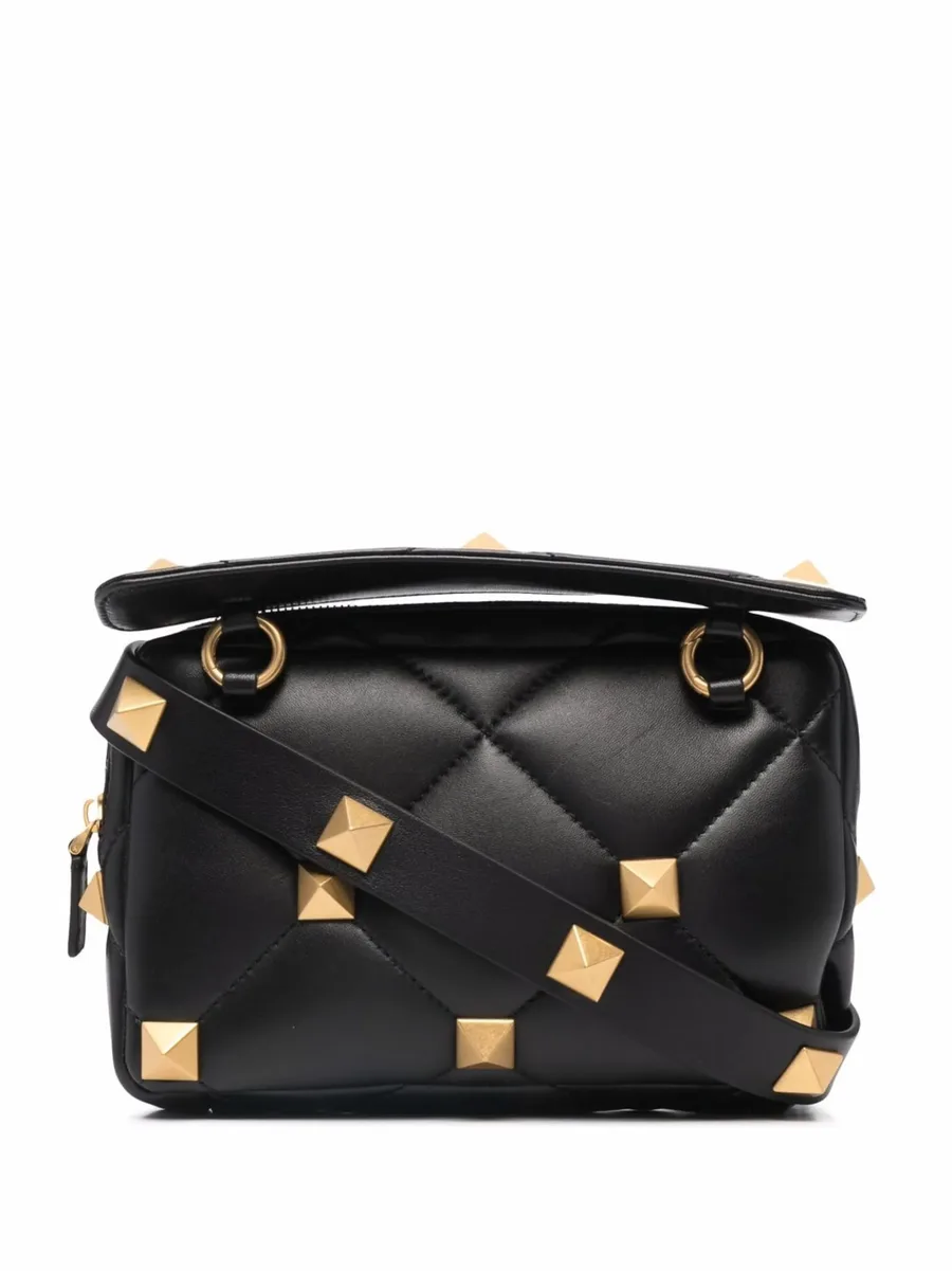 стеганый клатч с декором Rockstud 1