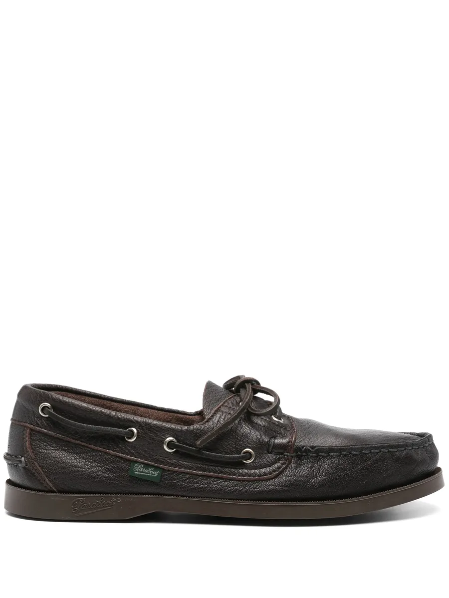 Barth leather boat shoes 1
