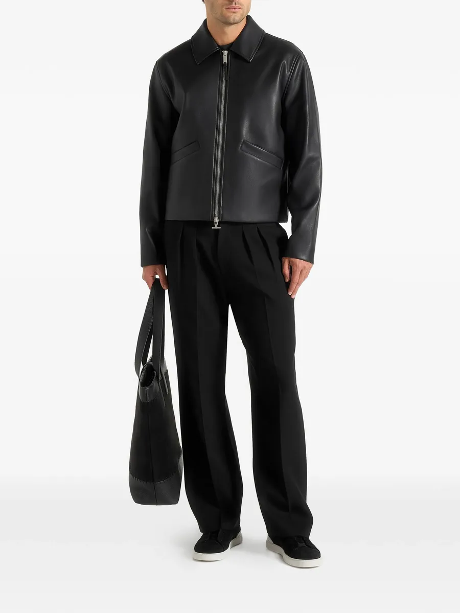 куртка Yves minimal из искусственной кожи 3