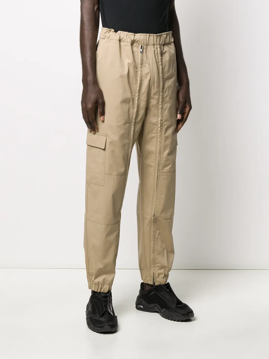 full zip multi-pocket cargo trousers 5