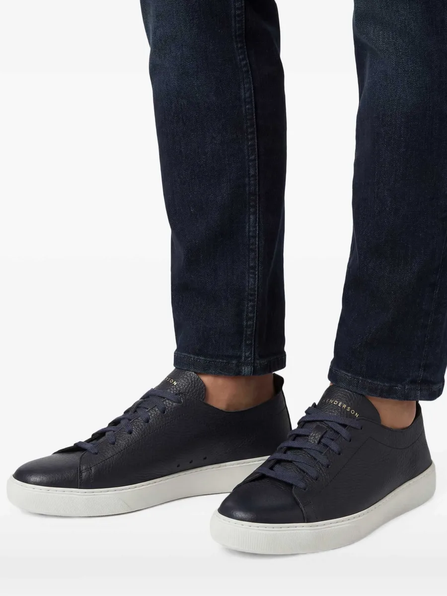 grainy leather sneakers 4