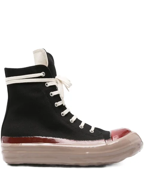 high-top lace-up sneakers