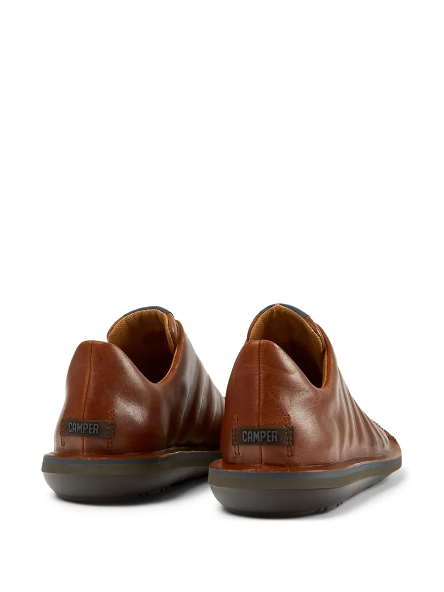 Beetle lace-up leather sneakers 6