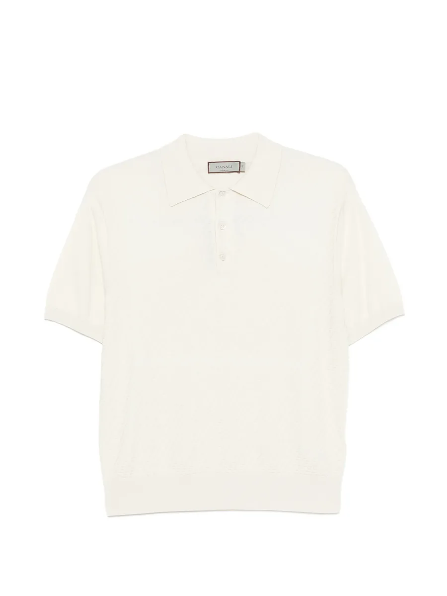 textured polo shirt 1