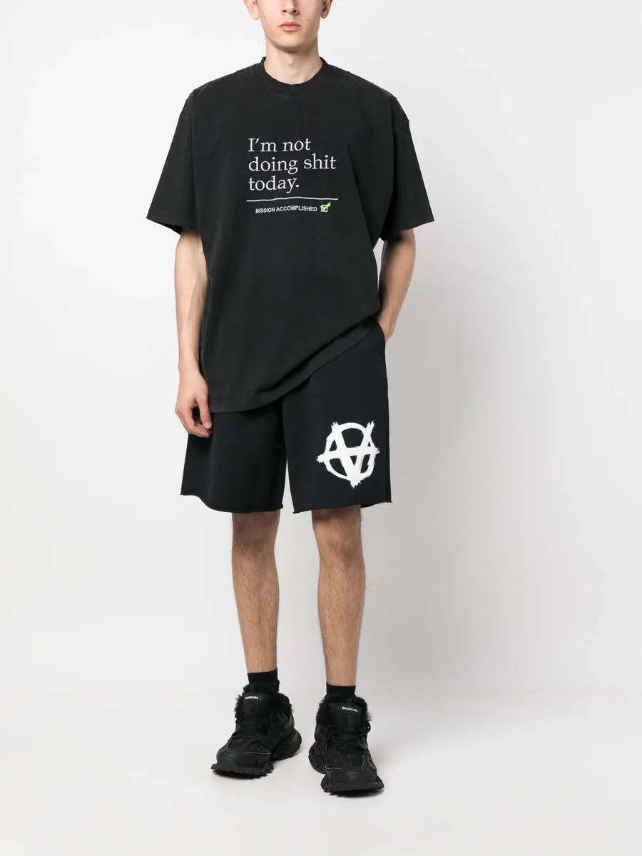 logo-print knee-length shorts 3
