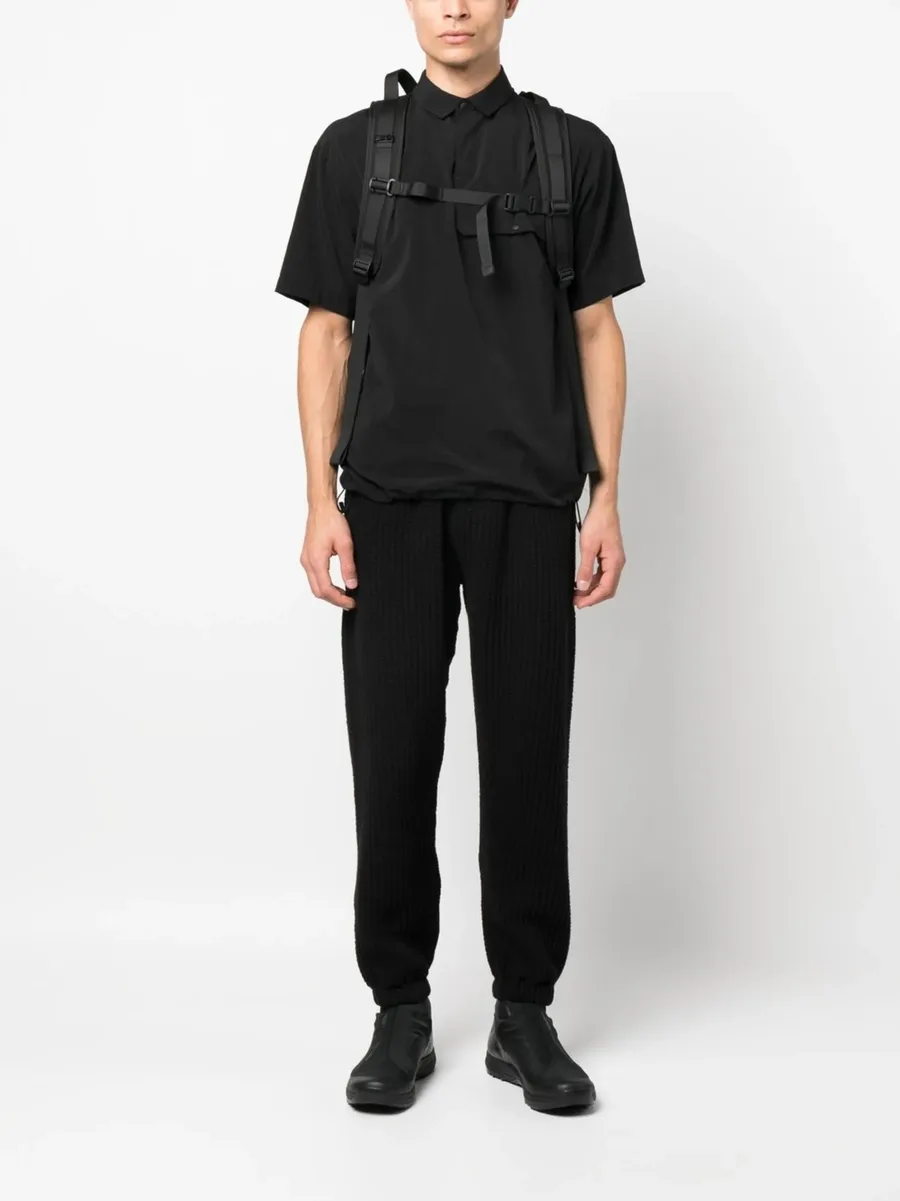 ribbed track cotton-blend pants 3