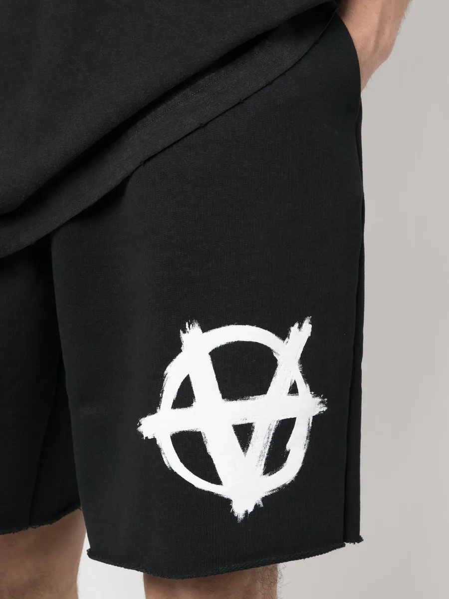 logo-print knee-length shorts 12
