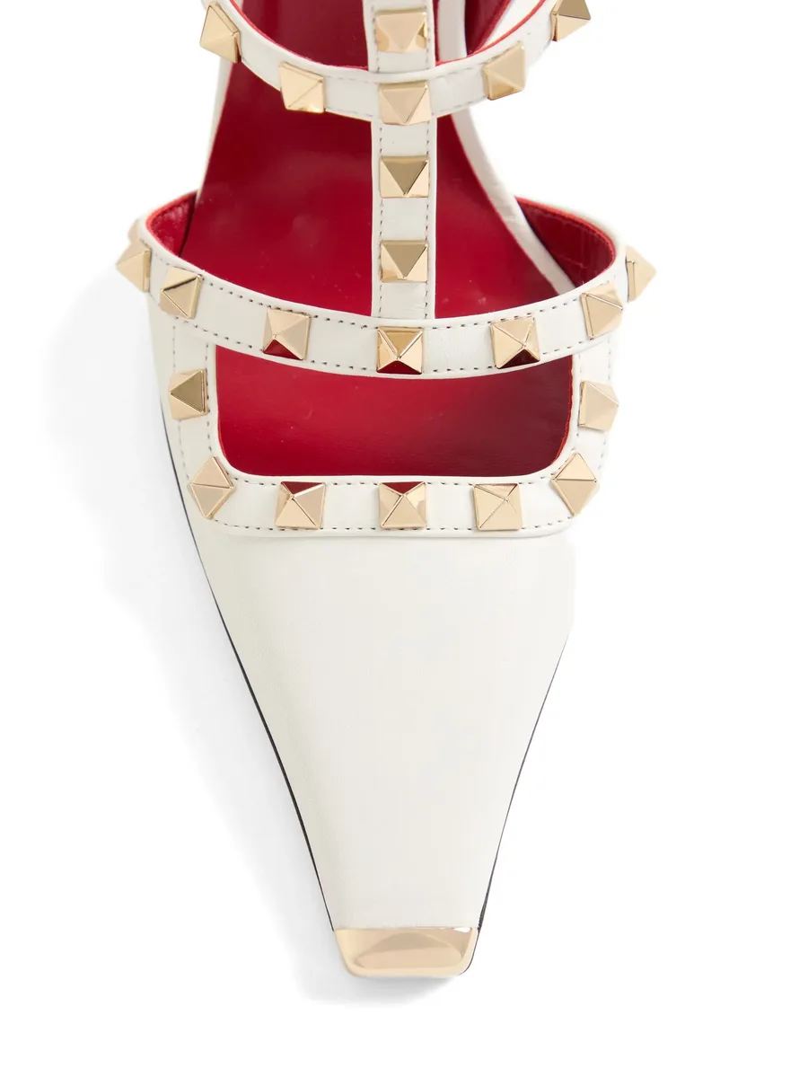 Rockstud kidskin pumps 100mm 10