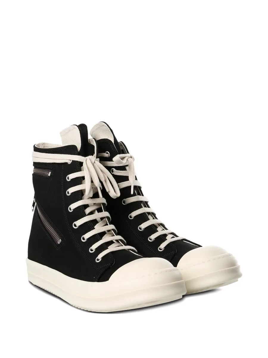 lace-up zip sneakers 4