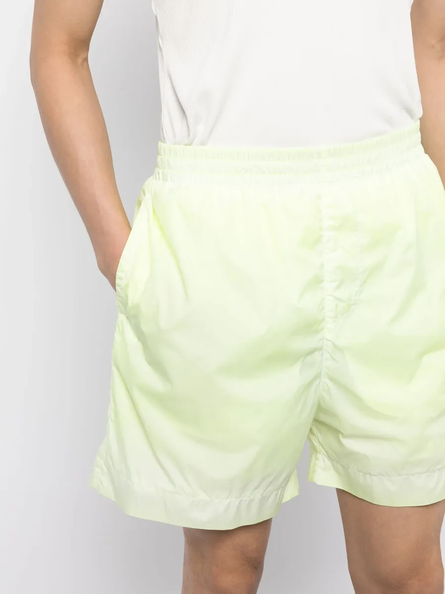 eyelet-detail straight-leg shorts 10