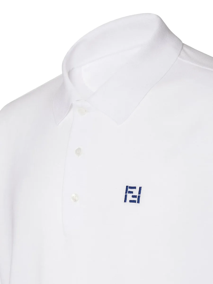 white logo polo shirt 5