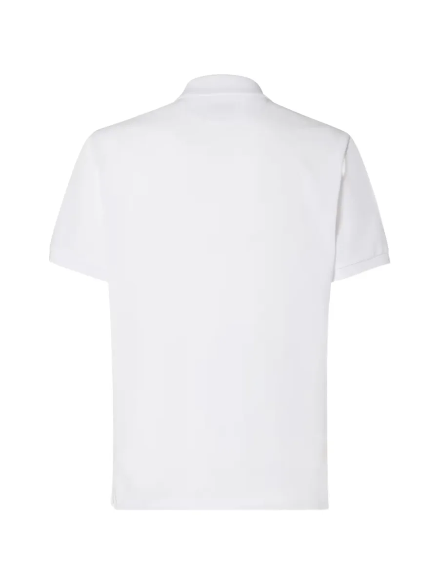 white logo polo shirt 3