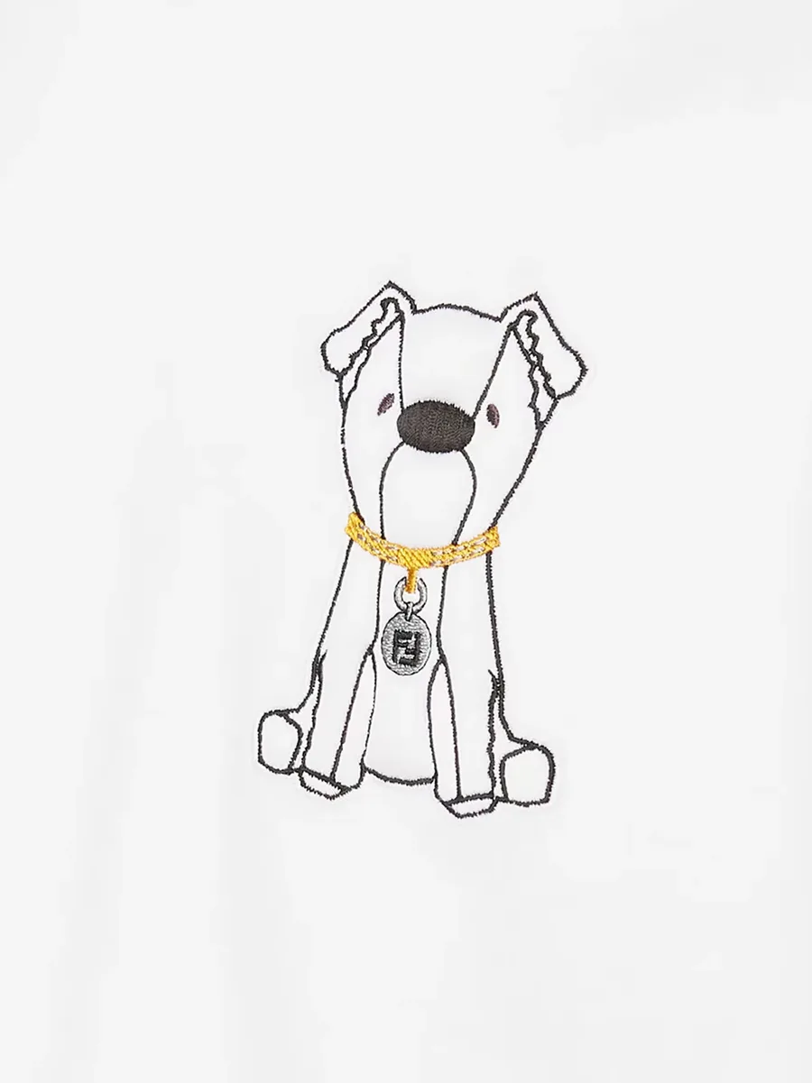 dog graphic T-shirt 5