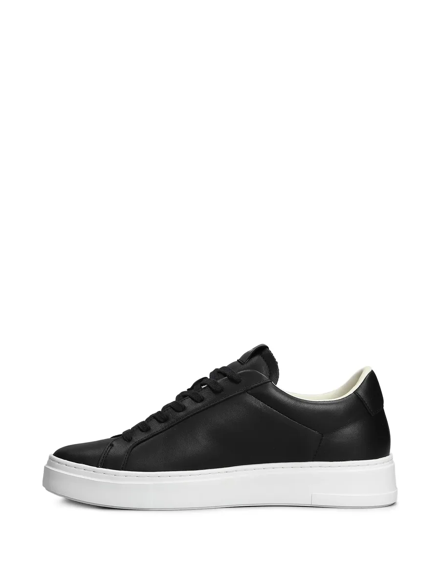 leather low-top sneakers 5
