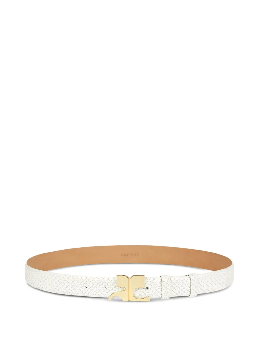Viper leather belt 1
