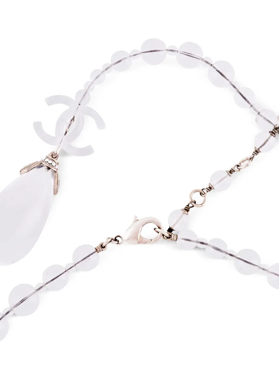 CC-logo charm adjustable belt and necklace 5