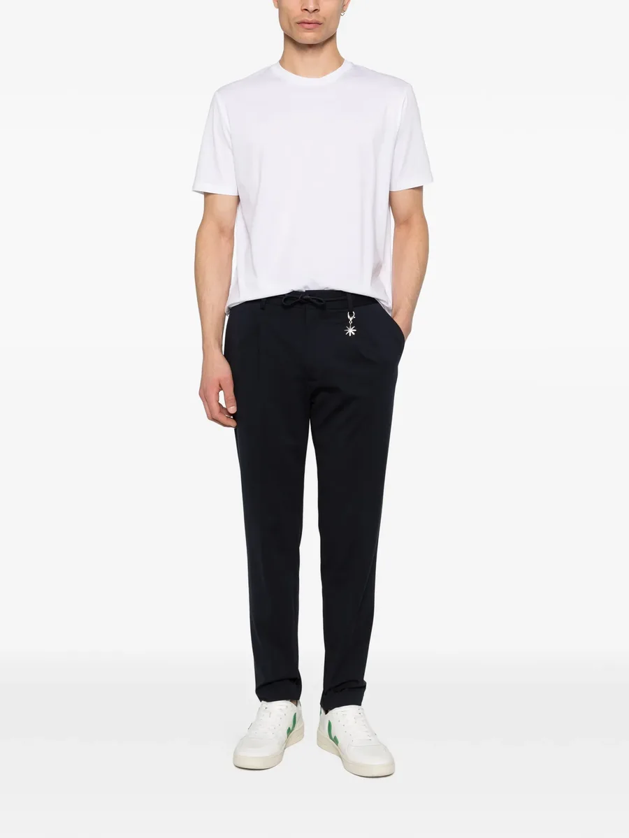 charm-detail drawstring trousers 3