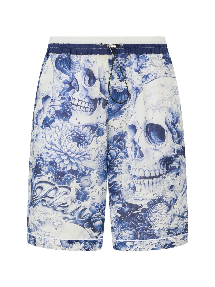 printed bowling shorts 1