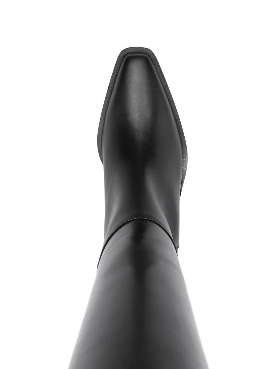 leather boots 8