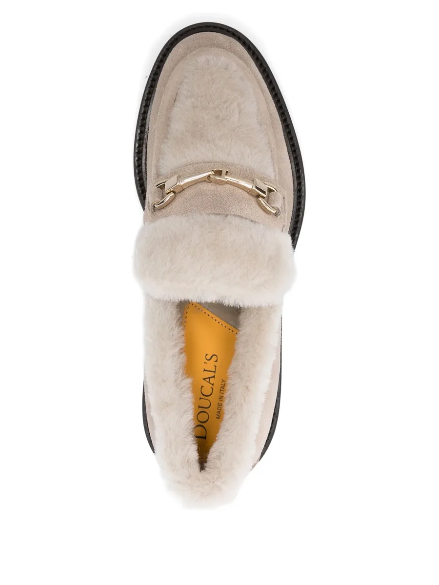 40mm shearling platform loafers 8