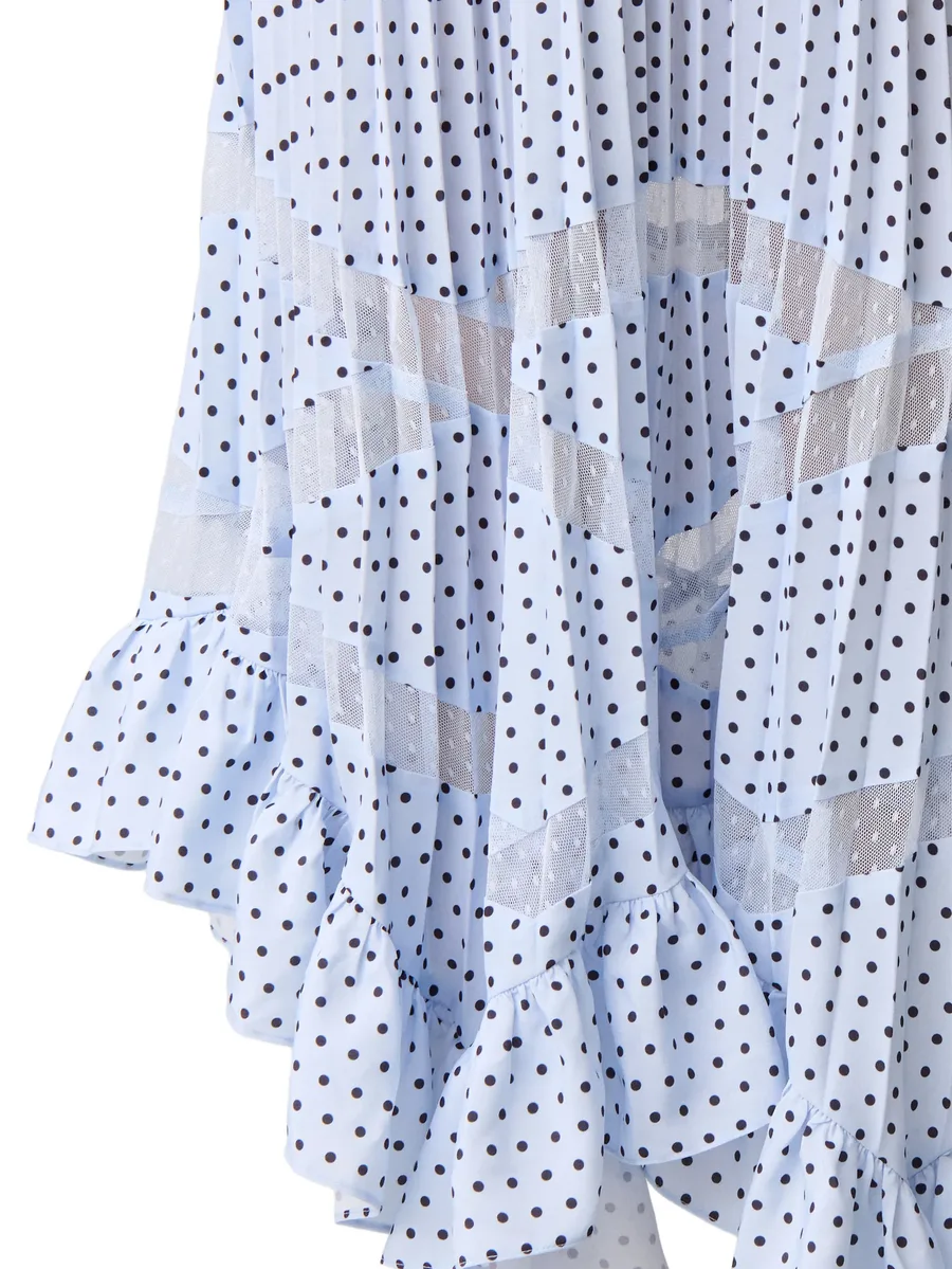 платье миди с оборками 10