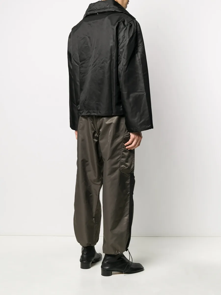 wide collar padded jacket 11