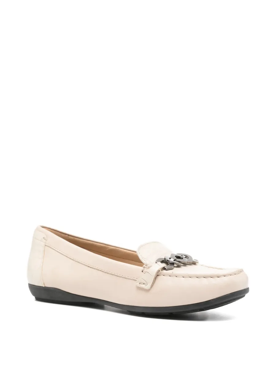 Annytah chain-detail embossed loafers 3
