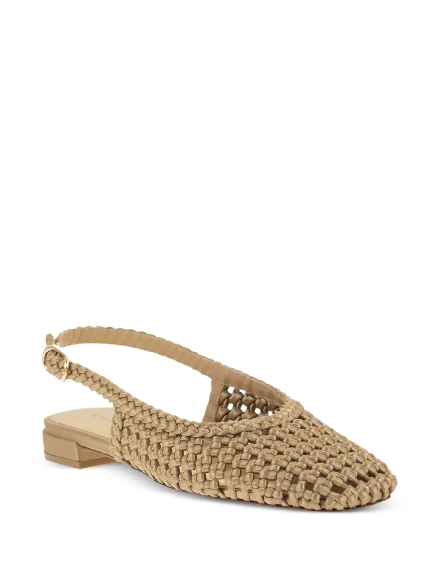плетеные балетки с заостренным носком 3