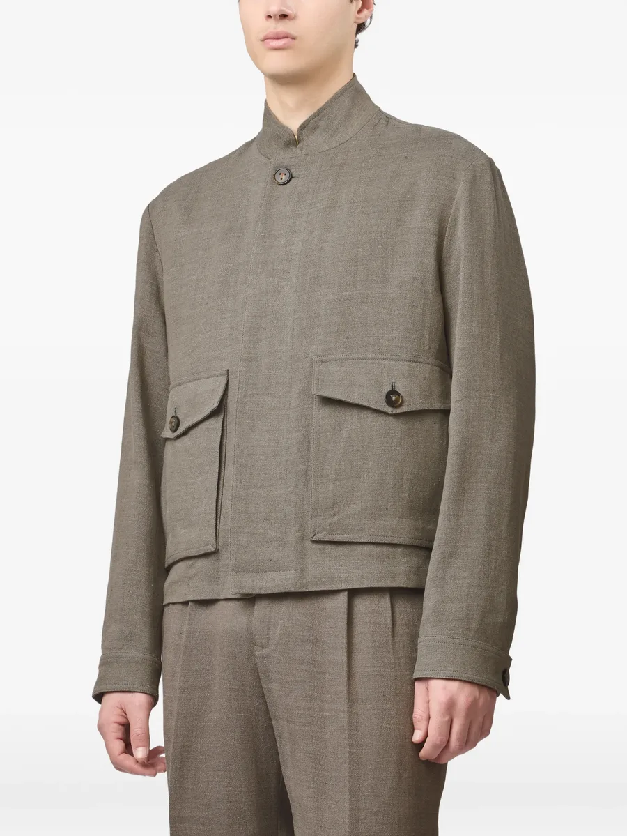 maxi-pockets short jacket 7