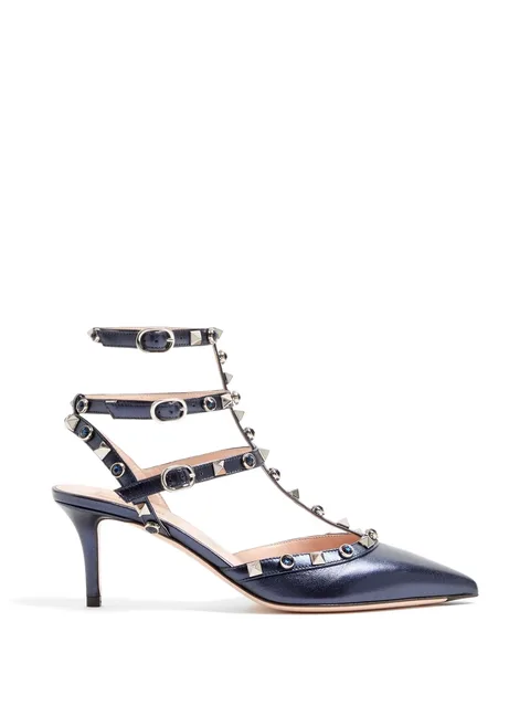 ламинированные туфли Rockstud с камнями