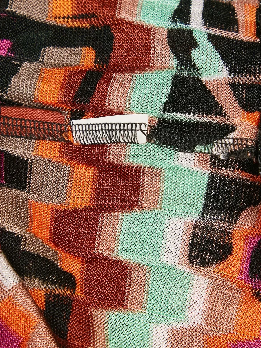 zigzag-pattern knit top 9