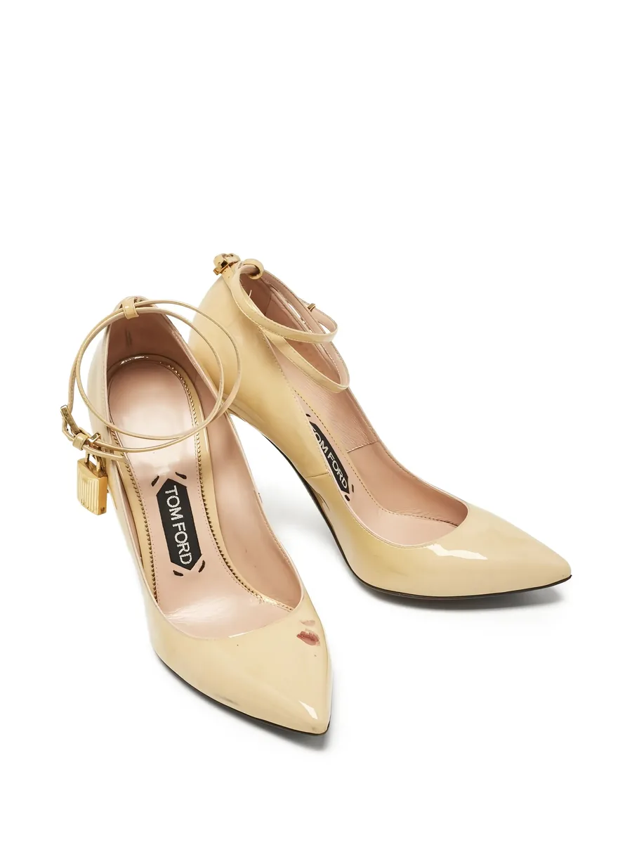 100mm patent-leather lock pumps 5