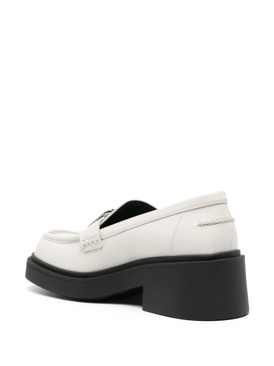 58mm logo-plaque leather loafers 5