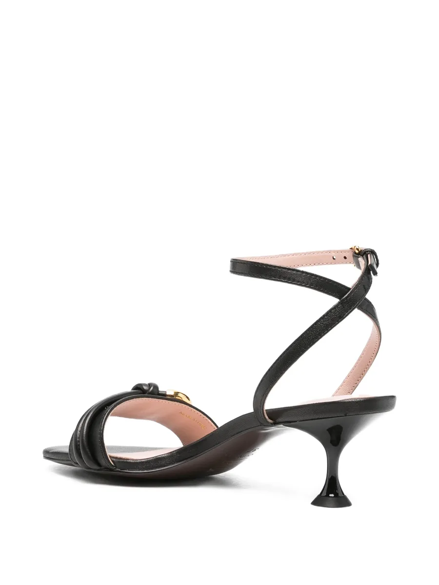 knot leather sandals 6