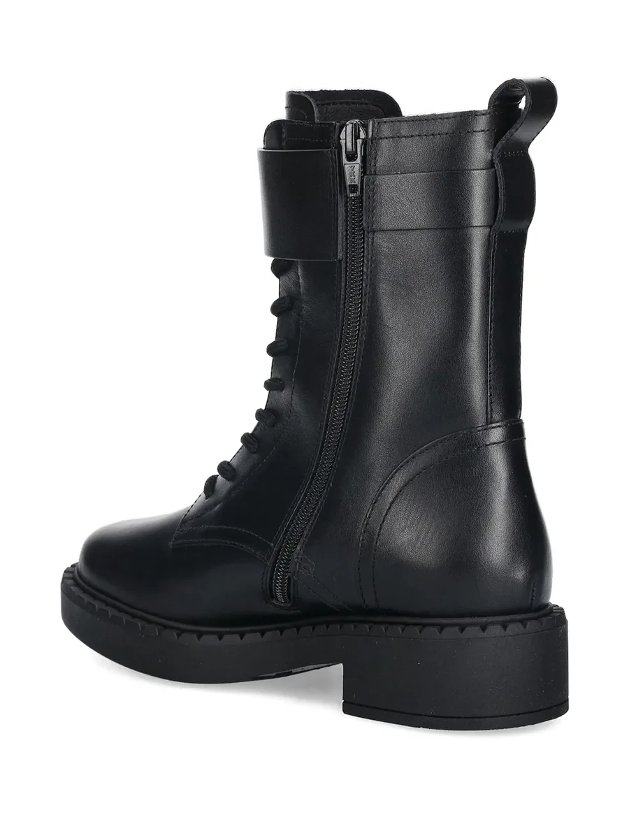 buckle-fastening lace-up boots 10