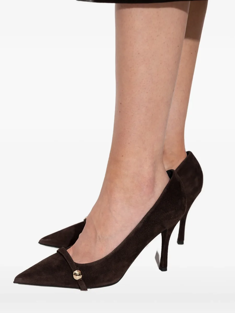 Sfera pointed-toe brown pumps 9