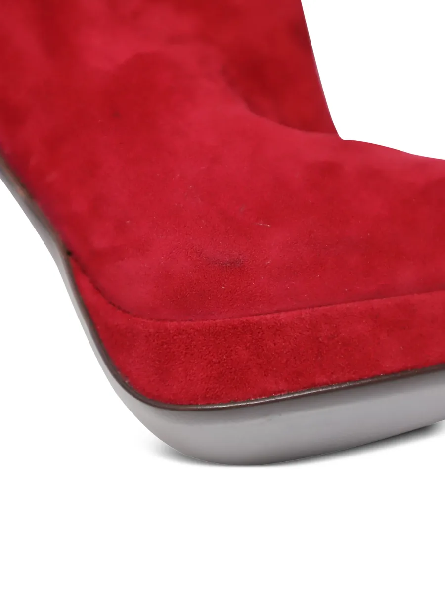 suede platform ankle boots 11