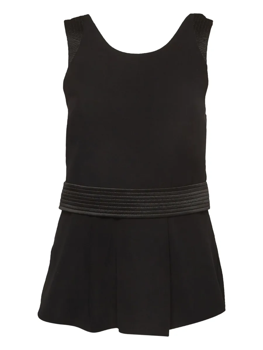 peplum-waist top 1